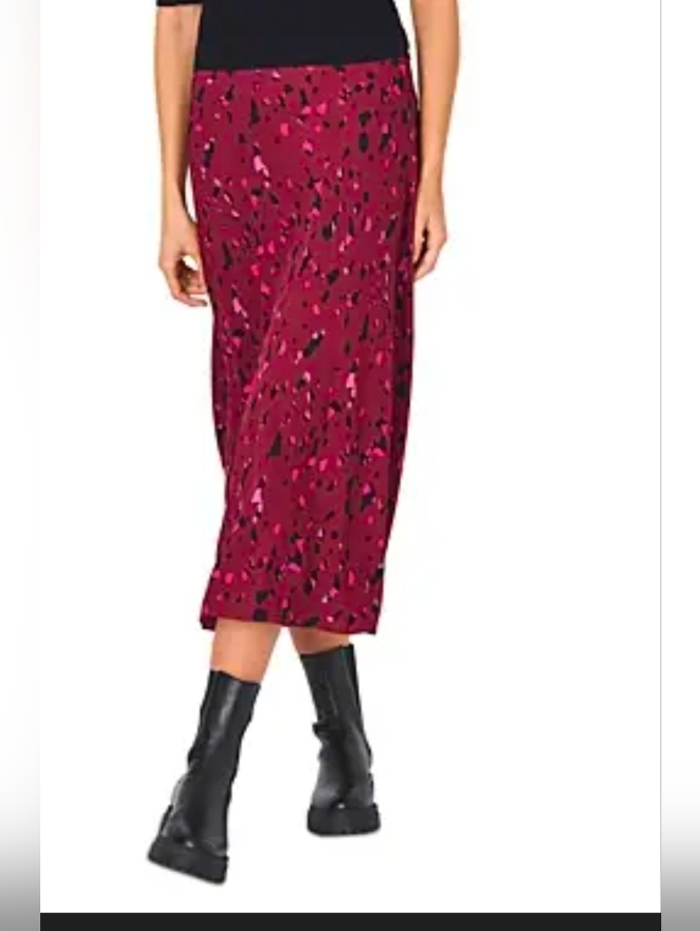 BA&SH Tomy Printed Midi Skirt SZ XS
